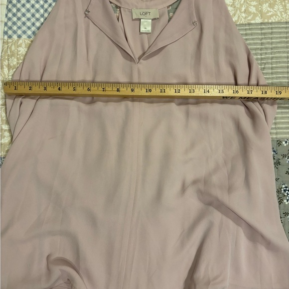 Loft Pink Sleeveless Blouse - Picture 6 of 6
